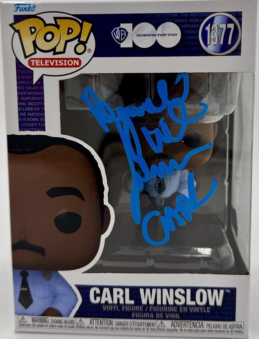 Reginald VelJohnson signed "Carl Winslow" Funko Pop #1377 (Family Matters) - Beckett COA